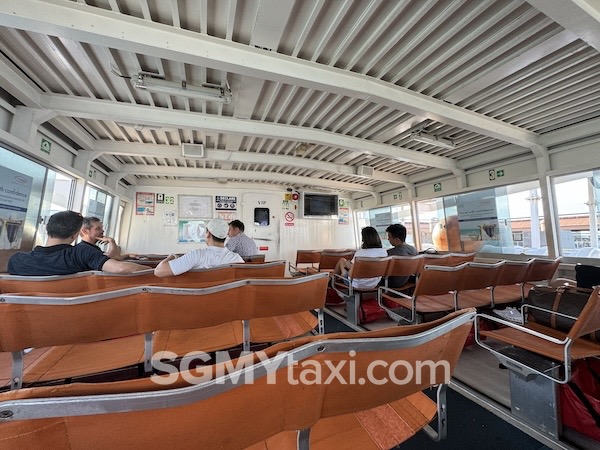 Ferry From Tanah Merah Terminal to Desaru Coast_outdoor seaview seat