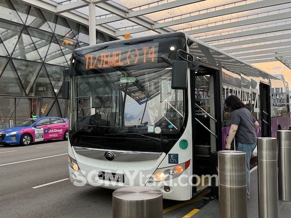 Shuttle Bus Changi Terminal to Tanah Merah Ferry Terminal