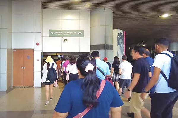 Immigration Clearance at JB Sentral Checkpoint