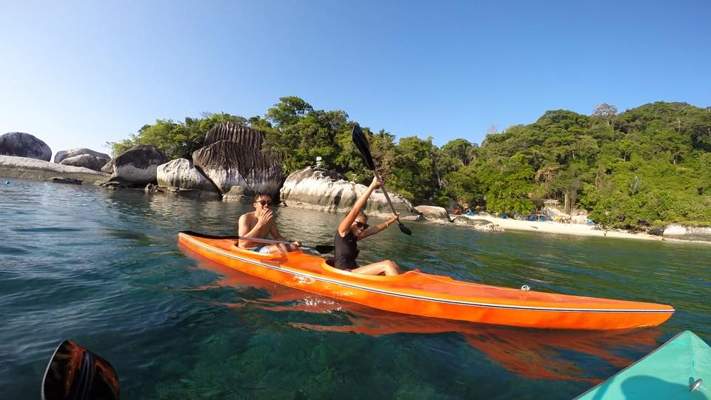 Kayaking at Tioman Island