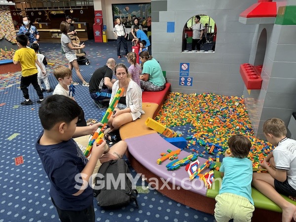 Kids Playing at Lego Legoland Resort Lobby