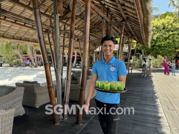 Welcome Drink Served at Rawa island