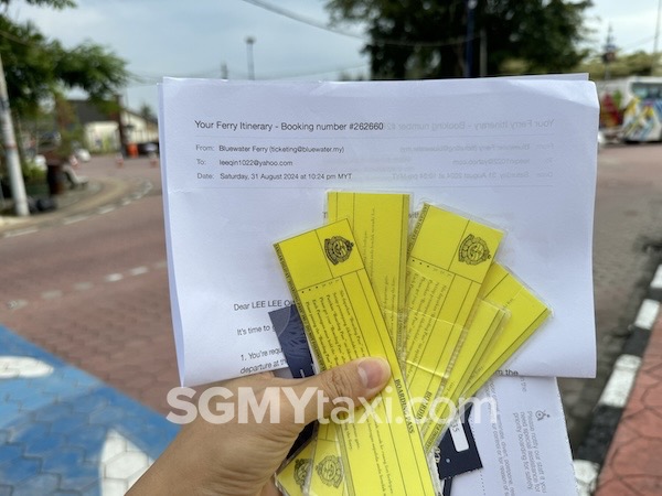 Mersing Marine Park Tickets and Bluewater Boarding Pass