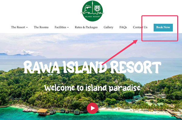 Rawa Island Official Webiste Booking