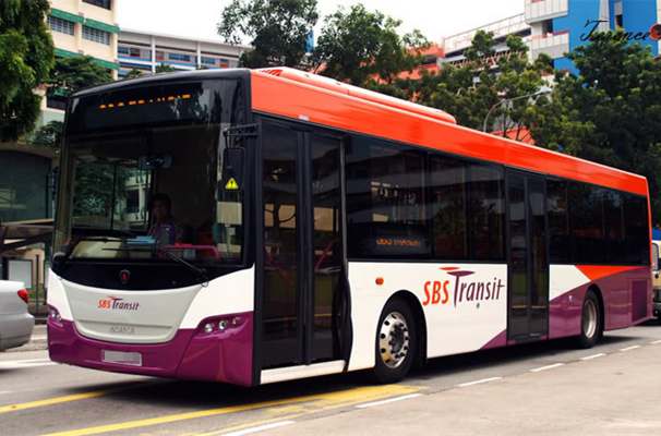 SBS Transit Bus from Singapore to Johor Bahru