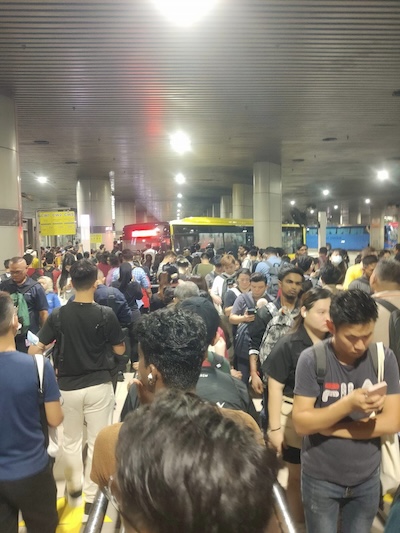 Singapore to JB Bus Congestion Situation