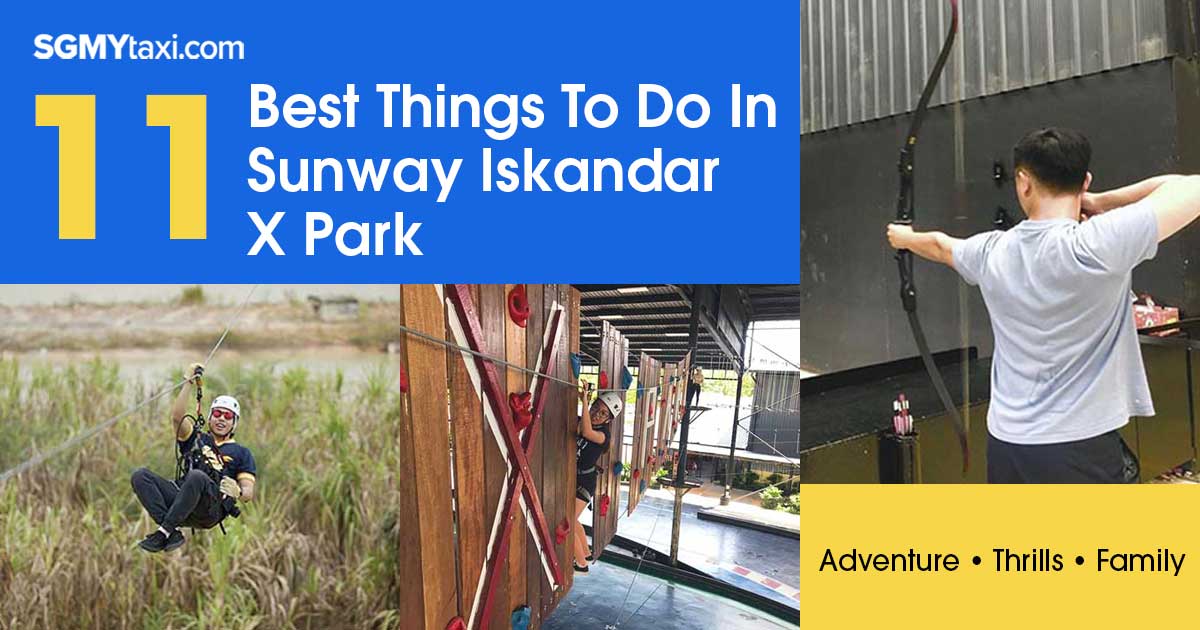 Families can enjoy these exciting activities at Sunway Iskandar X Park.