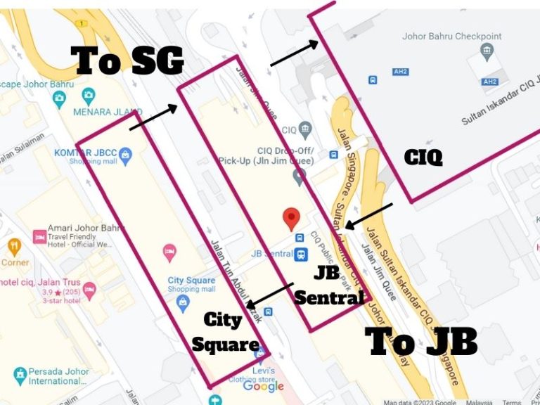 Ultimate Guide For JB Sentral (Map, Transport, Food, Shop)