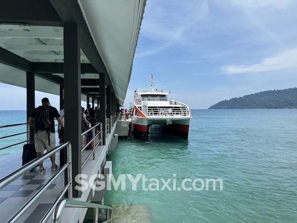 CataFerry Arrived at Tekek Jetty