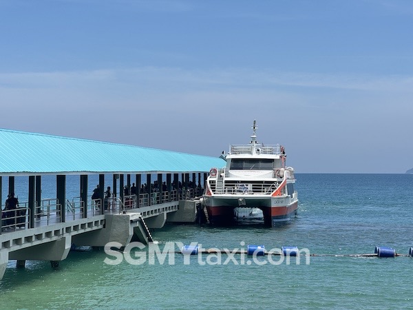 Tioman Cataferry To Mersing Jetty_Tekek Jetty CataFerry Arrived