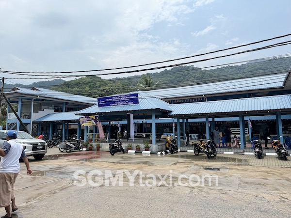 Tioman Island Kampung Tekek Jetty infront Complex Building