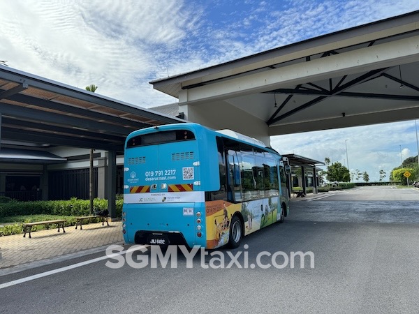 Desaru Shuttle Bus to Resort at Desaru Coast Ferry Terminal Outdoor