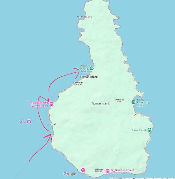 tioman cataferry stopover jetties